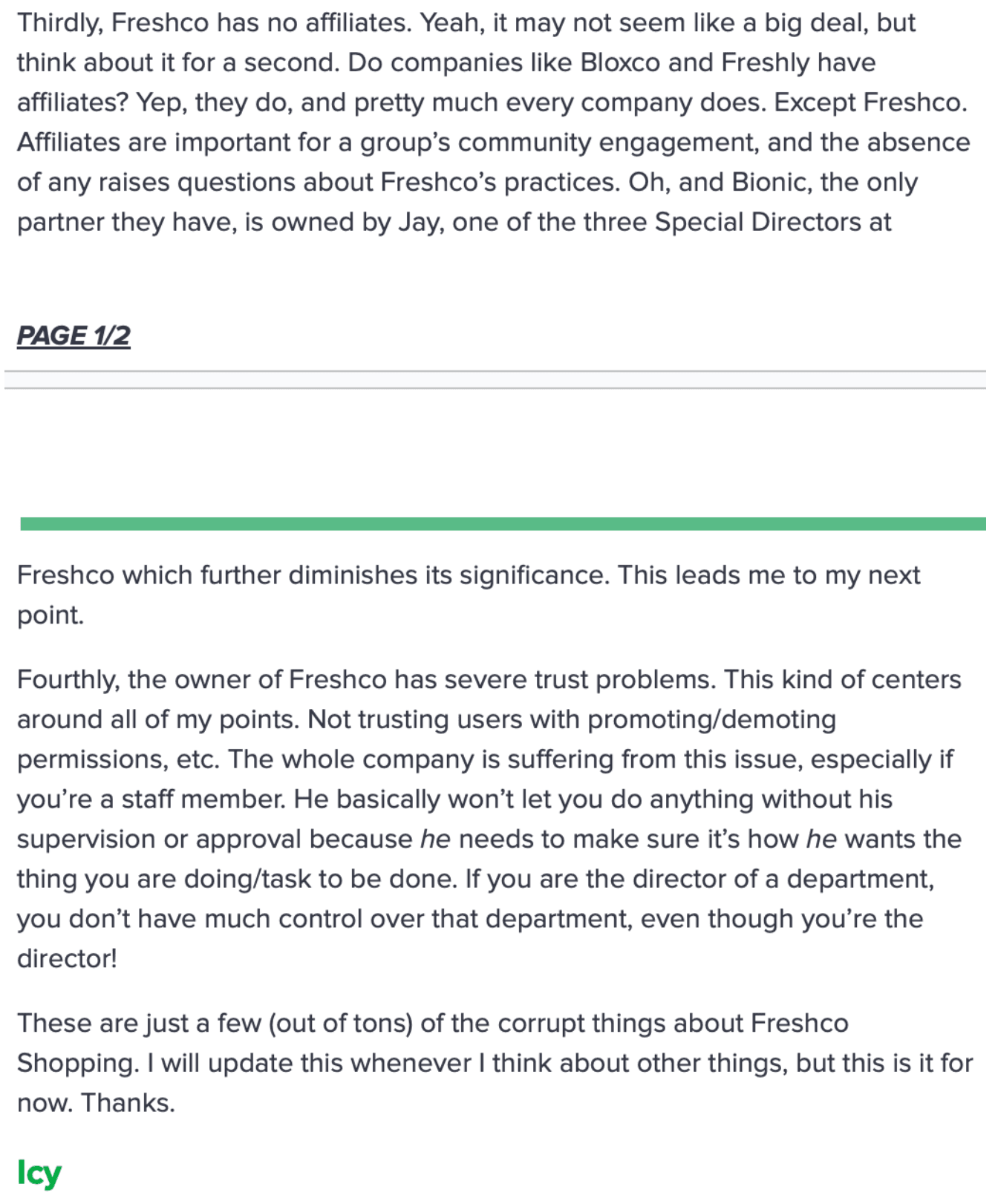 Icy statement page 2